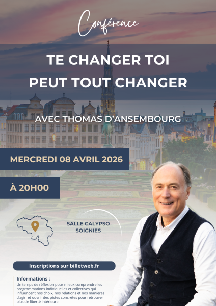 Conférence - Soignies - Avril 2026